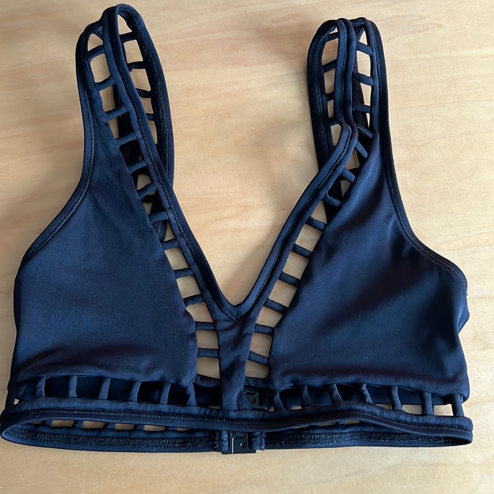 Ela Cutout Bikini Swim Top